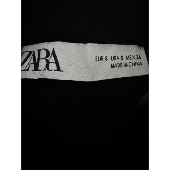 2/$30 Zara Small Jet Black Wool Alpaca Blend Sweater - Picture 3 of 14